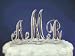 Wedding Cake Toppers Surname Set of 3 Initials