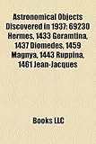 Astronomical Objects Discovered in 1937: 69230 Hermes, 1433 Geramtina, 1437 Diomedes, 1459 Magnya, 1443 Ruppina, 1461 Jean-Jacques-