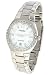 Fossil Women's AM4141 Stainless Steel Bracelet Mother-Of-Pearl Glitz Analog Dial Watch