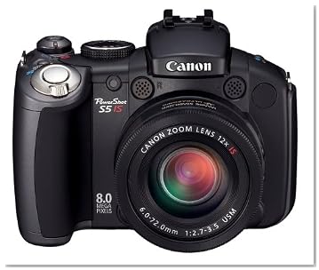 Canon PowerShot Pro Series S5 IS 8.0MP Digital Camera with 12x Optical Image Stabilized Zoom