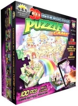 Popar Princess Castle 3D Interactive Puzzle Game 100 Pieces