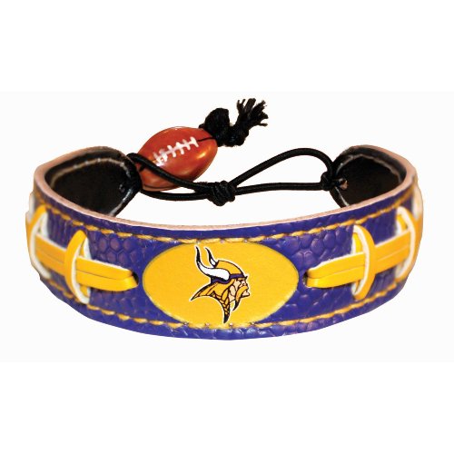 Minnesota Vikings Team Color NFL Football Bracelet