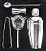 COCKTAIL BAR-SET SHAKER + ZUBEH�R 5-TEILIG
