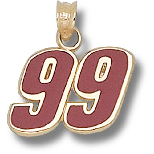 LogoArt Carl Edwards 10K Enameled Driver Number Pendant - CARL EDWARDS Each LogoArt Carl Edwards 10K Enameled Driver Number Pendant - CARL EDWARDS Each