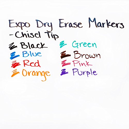 NEW Expo Original Dry Erase Markers Chisel Tip 12 Pack Brown FREE