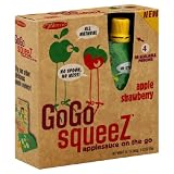 Materne Apple Strawberry Sauce On The Go, 3.2-Ounce (Pack of 48)