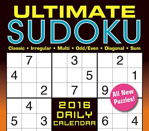 Ultimate Sudoku 2016 Boxed/Daily Calendar, by Conceptis Puzzles