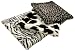 Zoo Rest Faux Fur Dog Mats - Zebra (Large)