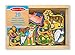 Melissa & Doug Wooden Animal Magnets | Developmental Toy | Cognitive Skills| 2+ | Gift for Boy or Girl