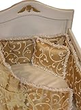 Green Frog Art 3 Piece Cradle Bedding Set, Venice