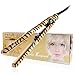 New Iso International Turbo Leopard 1" Dual Voltage Nano Tourmaline Ceramic Flat Iron/ Hair Straightener