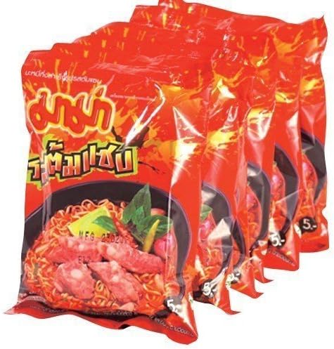 Mama Instant Noodle Tom Sab 55g - 1 Pack 6 Sachets