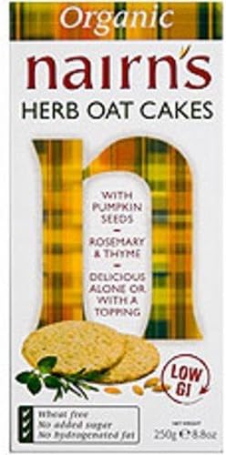 (4 PACK) - Nairns - Organic Herb Oat Cakes | 200g | 4 PACK BUNDLE