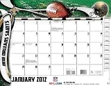 2012 NEW ORLEANS SAINTS 22X17 DESK CALENDAR