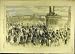 1856 Emperor Russia St. Petersburg Procession Print