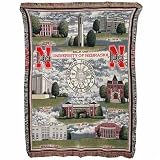 Nebraska Cornhuskers Tapestry Blanket Throw