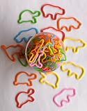 Animal Shaped Rubber Bands lot of 72 Bandz