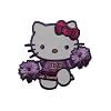 Hello Kitty Cheerleader 6,6 cm * 6 cm B�GELBILD AUFN�HER APPLIKATION Katze K�tzchen Kinder Fan Sport Tier Patch