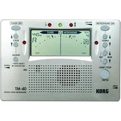 Korg TM-40 Large Display Digital Tuner and Metronome