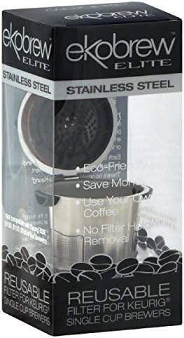 Ekobrew Reusable Filter, for Keurig Single Cup Brewers, Stainless Steel, Pack of 18