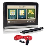 Rand McNally TripMaker RVND 5510 5-Inch RV GPS Unit with 12V 12-Inch Extension Cord With Cigarette Lighter Plug
