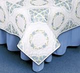 Blue Flowers Quilt Block Stmpd X-Stitch