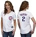 Ryan Theriot Women's Jersey: Women's 2010 Majestic Home White #2 Chicago Cubs Jersey