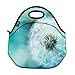icolor Dandelion Insulated Neoprene Lunch Bag Tote Handbag lunchbox Tote Cooler warm Pouch
