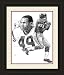 Minnesota Vikings Framed Bobby Mitchell Washington Redskins By Michael Mellett NFL Football