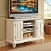 Home Styles 5543-09 Bermuda TV Stand, Textured Brushed White
