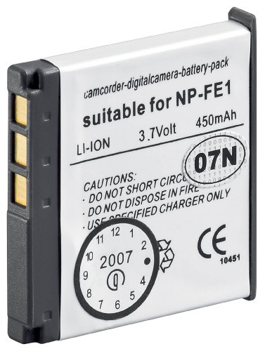 Tecxus Ersatzakku f&uuml;r Sony NP-FE1 (450mAh) Preisvergleich