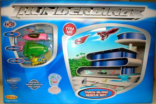 Childrens Toyshop  Toys : Thunderbirds Tracey Island Playset