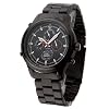 Detomaso Herren-Armbanduhr NAPOLI Mondphase Schwarz Edelstahl SM1628C-BK