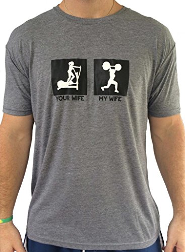 SoRock Men's My Wife, Your Wife Grey Tri-Blend T-Shirt