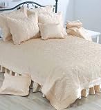 Queen Size Quilt - Creme Satin