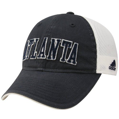 adidas Atlanta Hawks Ladies Navy Blue-White Mesh Back Adjustable Hat