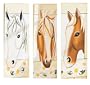HORSE pony barn themed WALL DECOR art hanging Plaques bed headboard girl horseback riding bedroom DECOR pictures NEW