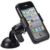 The Black Universal Car Windshield Mount Holder for Iphone 5 4s Ipod GPS Mp3/4 Samsung HTC