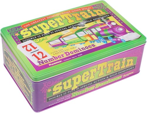 Childrens Toyshop  Toys : Super Train Double 12 Number Dominoes