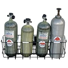 Air Systems TR-4 SCBA 4-Cylinder Storage Rack With Plastic Coating