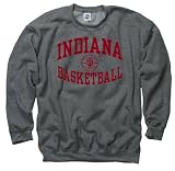 Indiana Hoosiers Dark Heather Reversal Basketball Crewneck Sweatshirt