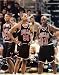 Michael Jordan, Scottie Pippin, and Dennis Rodman Chicago Bulls 8x10 Photo