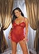 Plus Size Sheer Babydoll