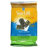 Discounts Sea's Gift Korean Seaweed Snack (Kim Nori), Roasted & Sea Salted, 0.17-Ounce Bags (Pack of 24) by Sea's Gift