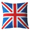 New union jack flag 100% cotton 18 inch cushion cover