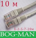 10m Netzwerkkabel CAT.5e RJ45 Patchkabel grau LAN DSL 51mDe1mu8AL. SL160 10m Netzwerkkabel CAT.5e RJ45 Patchkabel grau LAN DSL