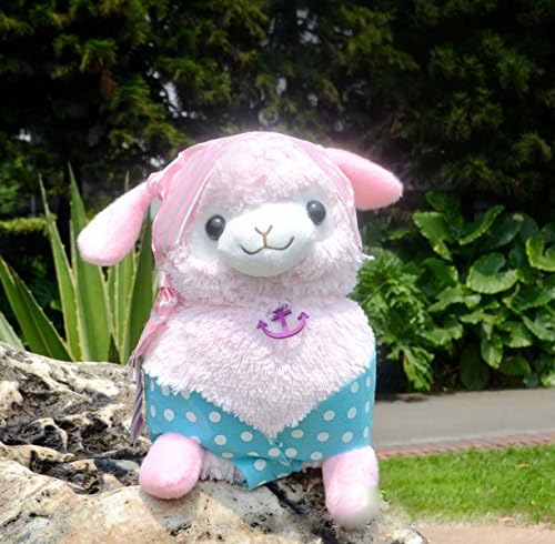 Fantacy Adorable Pink Pirate Alpaca With Headband Plush Toy for Kids 20CM , Home Decor