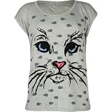 FULL TILT Kitty Face Girls Tee