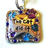 The Cat Did It Pet Collar Charm Tag Lines By Ganz