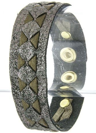 KARMAS CANVAS FLAT PATTERN BRACELET (Silver)